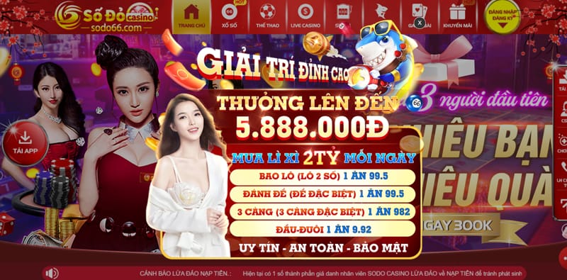 xổ số online tại sodo66